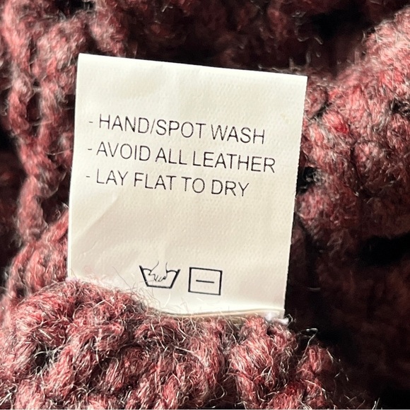 Boho Crochet Festival High Low Skirt Loose Knit Beach Swim  Cover Up Fringe Sz S - Picture 11 of 14